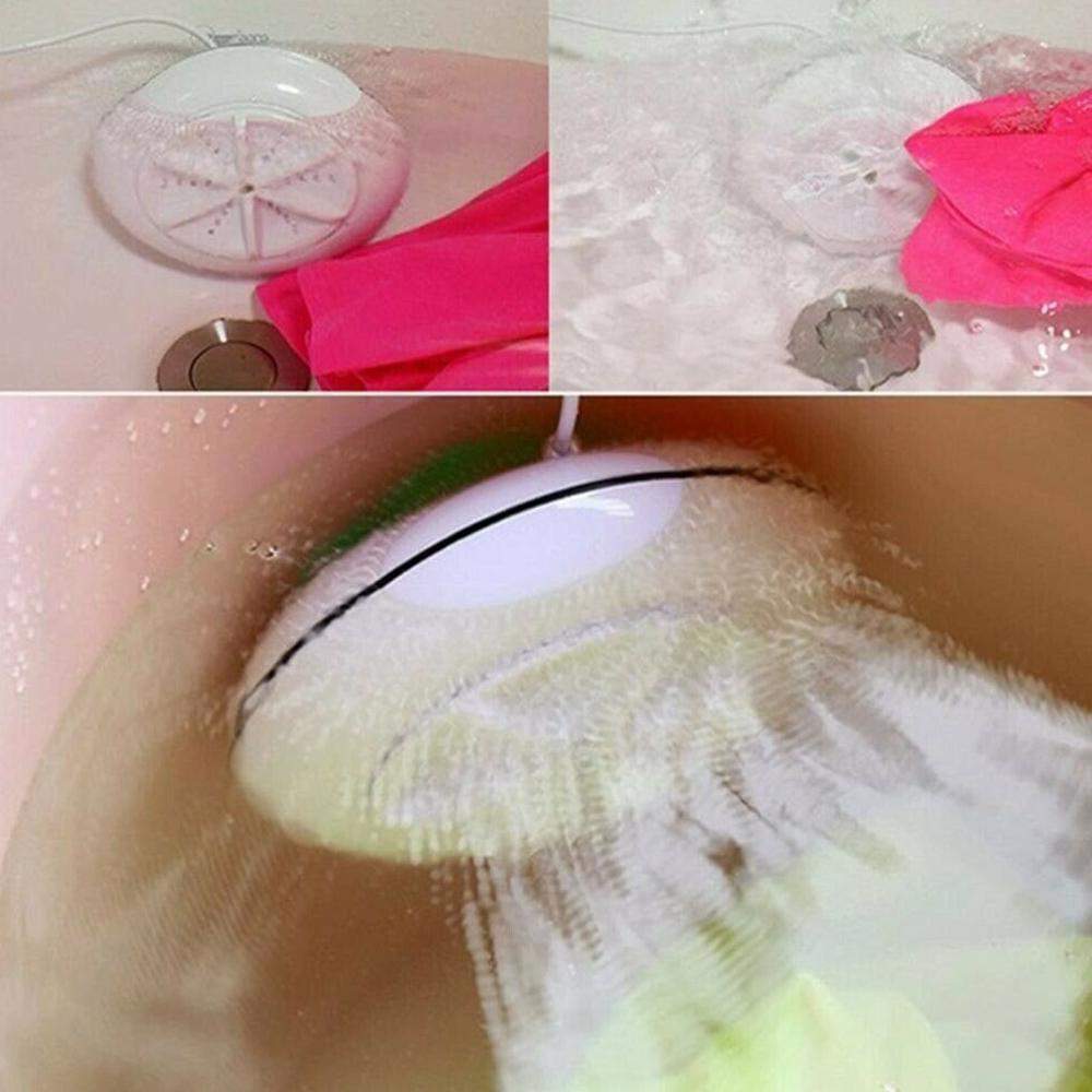 Compact Portable Mini Washing Machine - 1 Pc - White