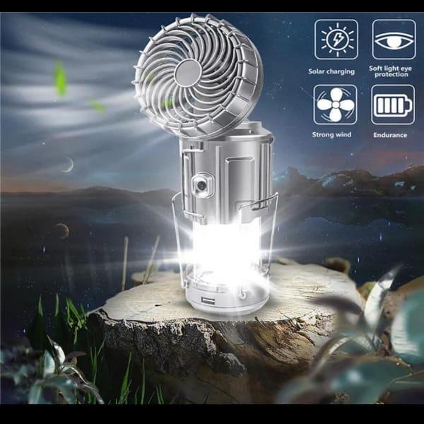 Solar Fan Emergency Light