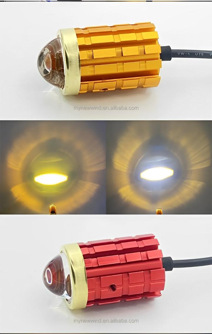 Three Color Options: White, Yellow & Flasher