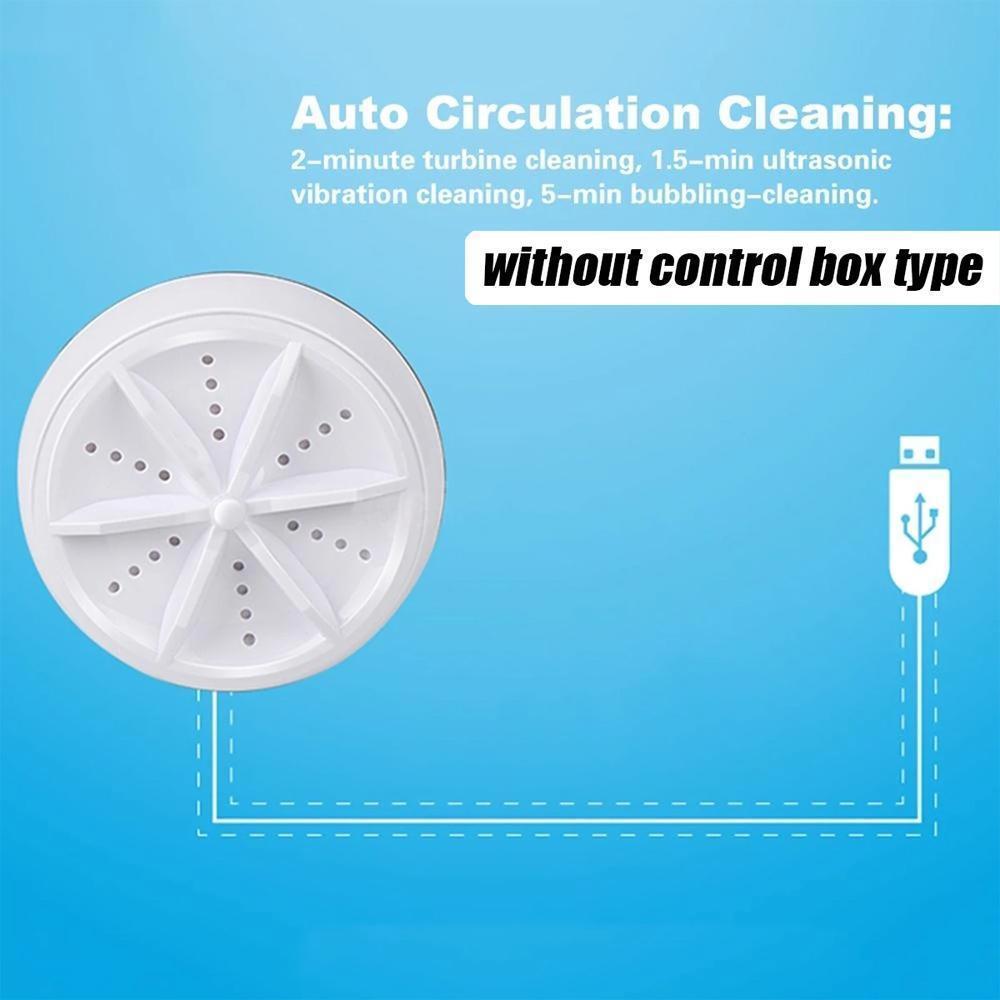 Compact Portable Mini Washing Machine - 1 Pc - White