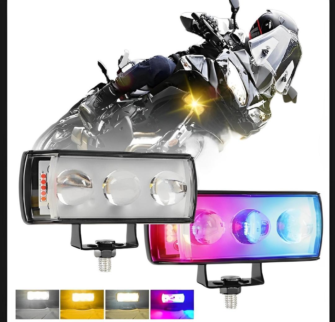 4-Color Auxiliary Spotlight for ATV, SUV, UTV (12-80V)