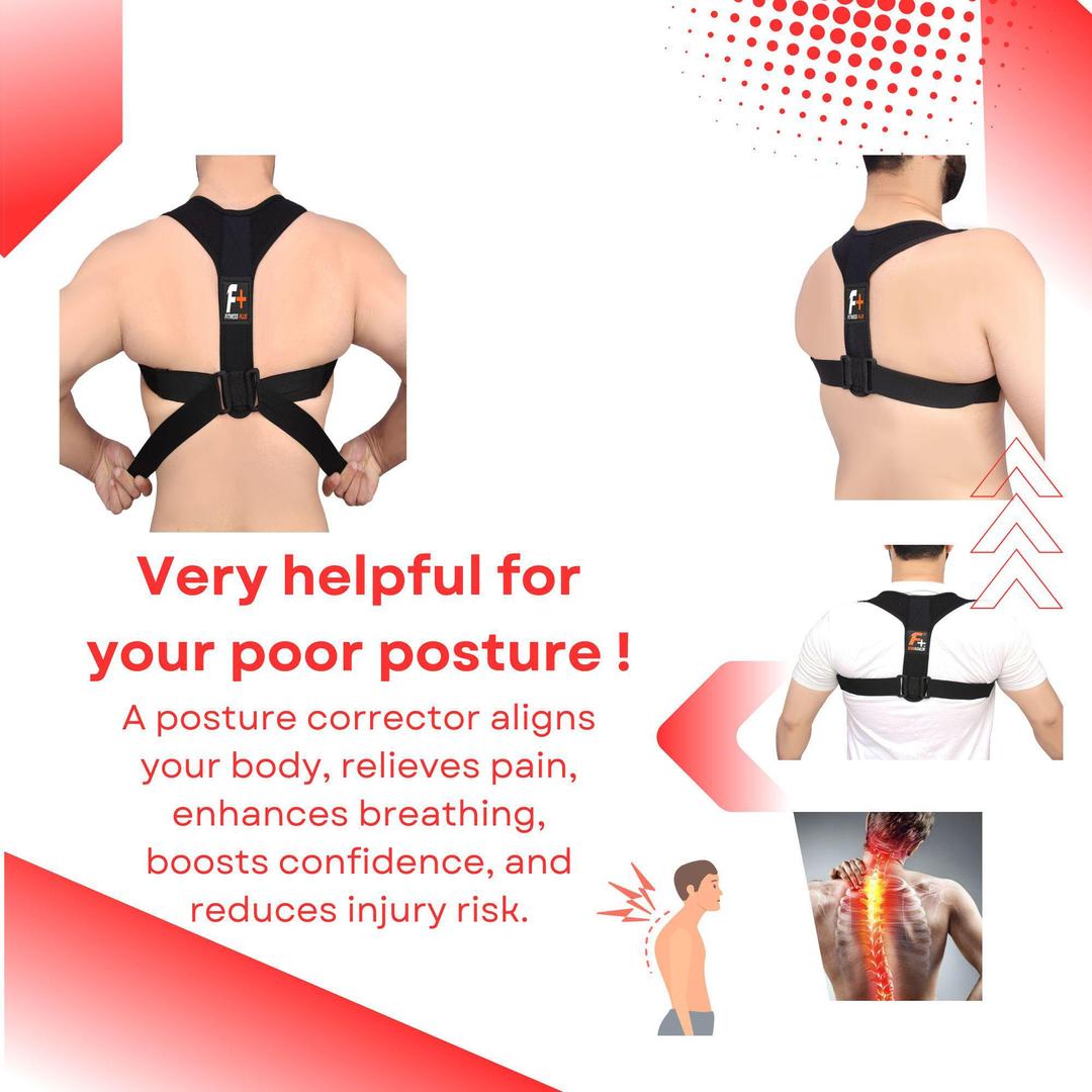 Adjustable 1 Pc Posture Corrector Belt - Lightweight & Breathable Support